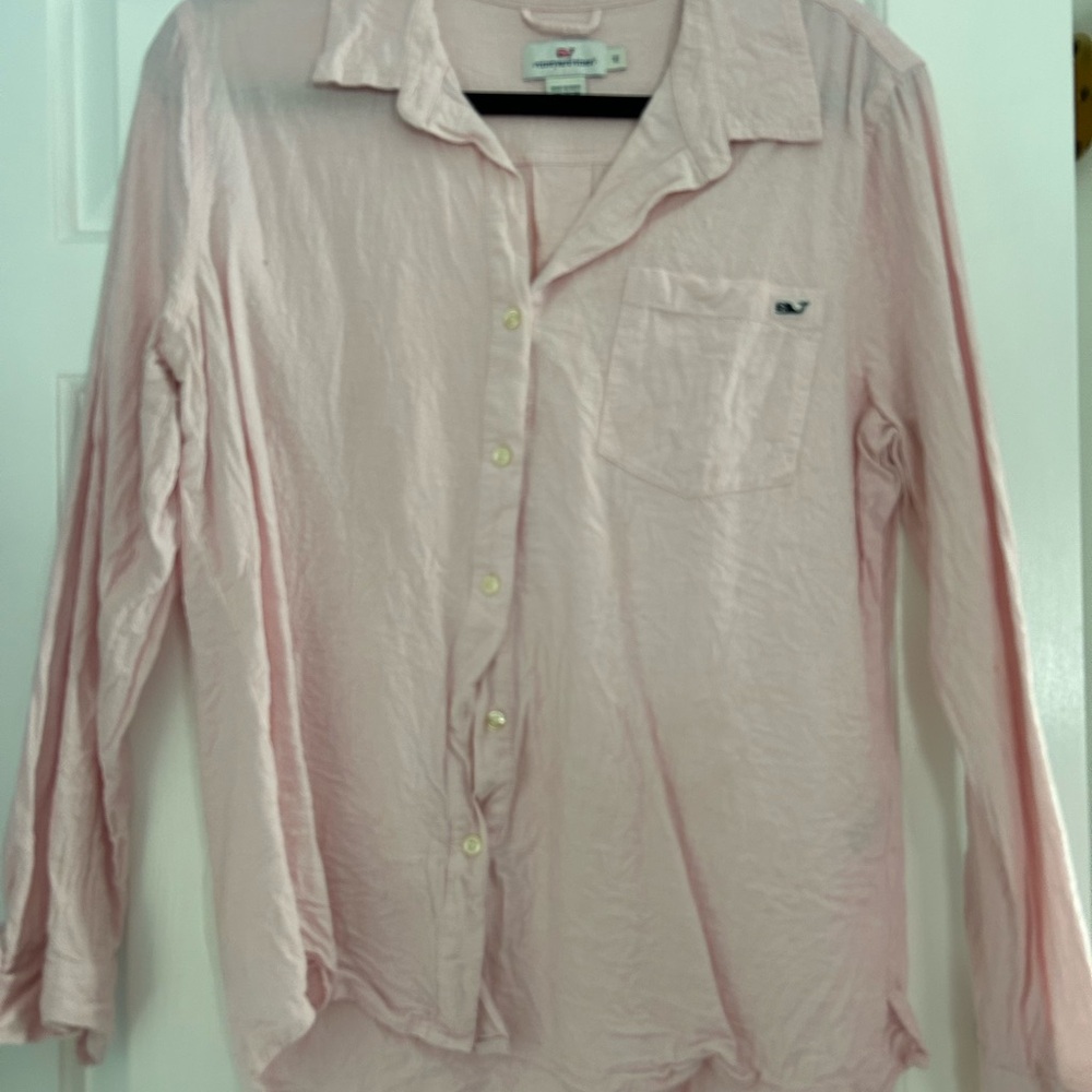 Vineyard Vines Light Pink Casual Button Down Shirt